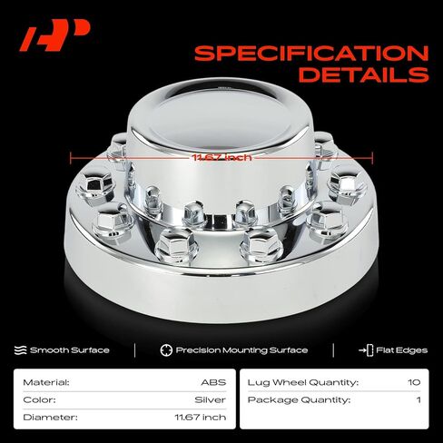 A-Premium Wheel Center Hub Cap Cover Compatible with Ram 4500 5500 2011-2018, Rear Left or Right Side in Saudi Arabia