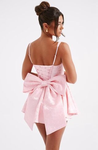 BONOYUER Satin Homecoming Dresses for Teens Short Prom Dress with Bow Cute Corset Birthday Party Gown in Saudi Arabia