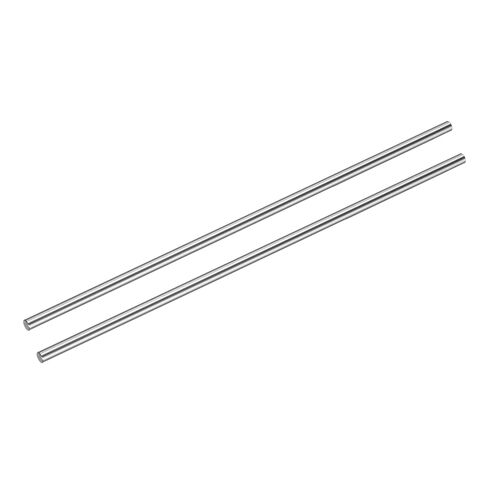 uxcell 2 Pcs Linear Motion Rod Shaft Guide 13mm x 350mm (0.512" x 13.78") Hardened Chrome Plated Steel Linear Rail Rod for 3D Printer, CNC Machine in Saudi Arabia