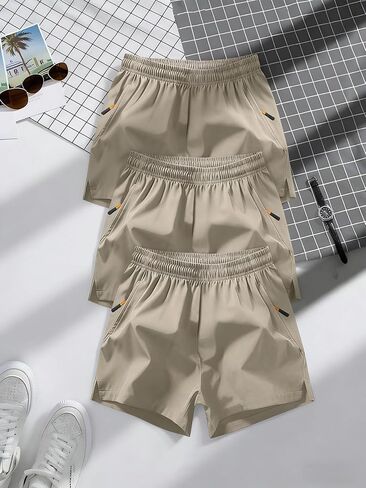 3PCS Boys Shorts, Casual Athletic Shorts for Teen Boys, 2-Pack Multi-Functional Daily Wear in Saudi Arabia