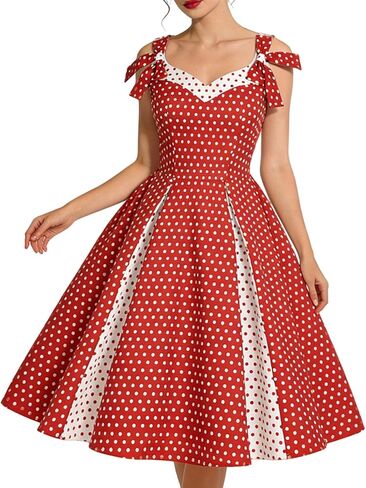 Women’s 1950s Dresses Sleeveless Tea Party Vintage Cocktail Swing Dress in Saudi Arabia