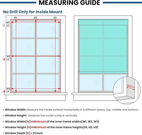ستائر آلية بدون حفر مع جهاز تحكم عن بعد، ستائر تعتيم أوتوماتيكية مع لوحة شمسية، ظلال دوارة كهربائية ذكية لاسلكية للنوافذ، بيج، 32 × 72 in Kuwait