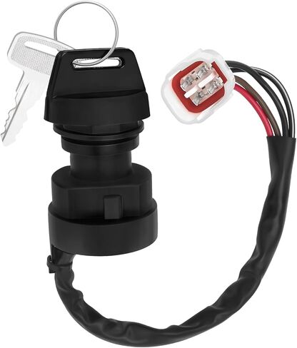JAVIK Ignition Key Switch Compatible with Yamaha YFZ350 Banshee 350 1995-2001,OEM# 3GG-82510-00-00 3GG-82510-01-00 in Saudi Arabia