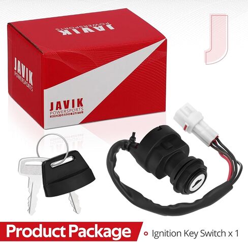 JAVIK Ignition Key Switch Compatible with Yamaha YFZ350 Banshee 350 1995-2001,OEM# 3GG-82510-00-00 3GG-82510-01-00 in Saudi Arabia