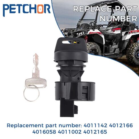 4011002 4012165 Ignition Key Switch 3 Position Compatible with Polaris Sportsman 300 325 400 500 570 600 700 800 Ranger 400 425 500 570 700 800 900 1000 RZR 570 800 900 XP 1000 in Saudi Arabia