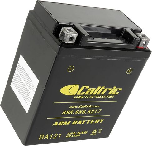 Caltric AGM Battery Compatible with Suzuki RV200 Van Van 200 2017 2019 / 12V 6Ah CCA 100 in Saudi Arabia