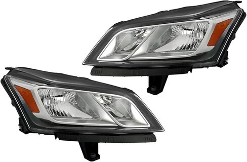 waltyotur Driver and Passenger Side Headlight Headlamp Assembly Halogen Left LH Right RH Replacement for Traverse 2013 2014 2015 2016 2017 Replacement for 84262931 84262932 in Kuwait