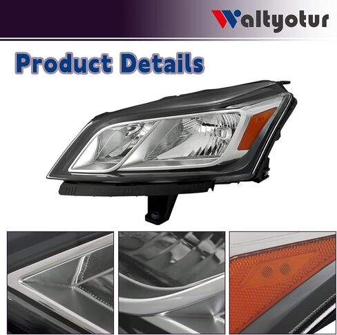 waltyotur Driver and Passenger Side Headlight Headlamp Assembly Halogen Left LH Right RH Replacement for Traverse 2013 2014 2015 2016 2017 Replacement for 84262931 84262932 in Kuwait