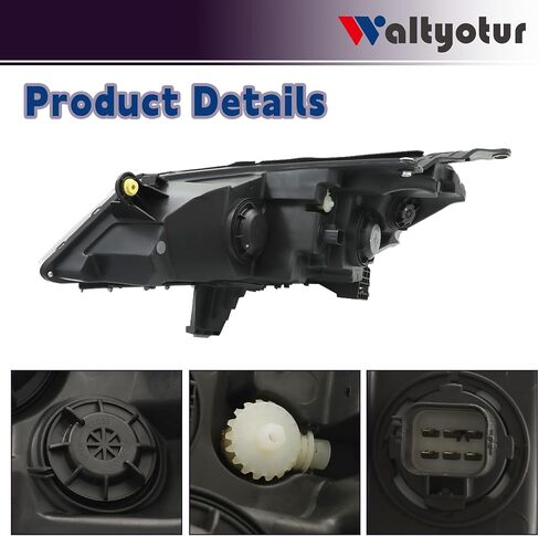 waltyotur Driver and Passenger Side Headlight Headlamp Assembly Halogen Left LH Right RH Replacement for Traverse 2013 2014 2015 2016 2017 Replacement for 84262931 84262932 in Kuwait
