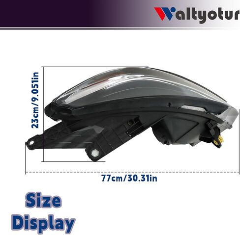 waltyotur Driver and Passenger Side Headlight Headlamp Assembly Halogen Left LH Right RH Replacement for Traverse 2013 2014 2015 2016 2017 Replacement for 84262931 84262932 in Kuwait