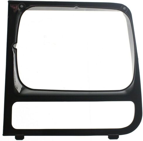 Front Right Passenger and Left Driver Side Head Light Door Insert Molding Bezel Cover Grille Trim Replacement for 1997-2001 Jeep Cherokee Black Textured Plastic CH2512157 CH2513157 55055136 55055137 in Saudi Arabia