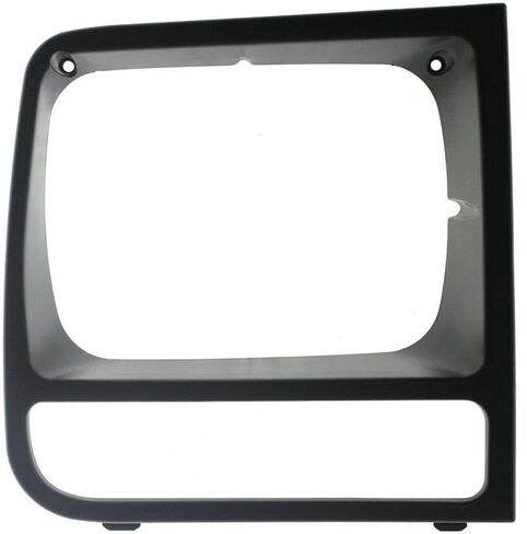 Front Right Passenger and Left Driver Side Head Light Door Insert Molding Bezel Cover Grille Trim Replacement for 1997-2001 Jeep Cherokee Black Textured Plastic CH2512157 CH2513157 55055136 55055137 in Saudi Arabia