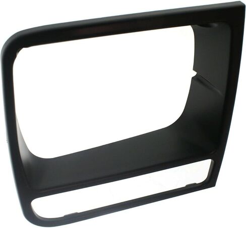 Front Right Passenger and Left Driver Side Head Light Door Insert Molding Bezel Cover Grille Trim Replacement for 1997-2001 Jeep Cherokee Black Textured Plastic CH2512157 CH2513157 55055136 55055137 in Saudi Arabia