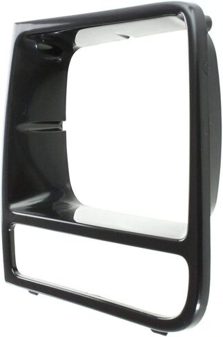 Front Right Passenger and Left Driver Side Head Light Door Insert Molding Bezel Cover Grille Trim Replacement for 1997-2001 Jeep Cherokee Black Textured Plastic CH2512157 CH2513157 55055136 55055137 in Saudi Arabia