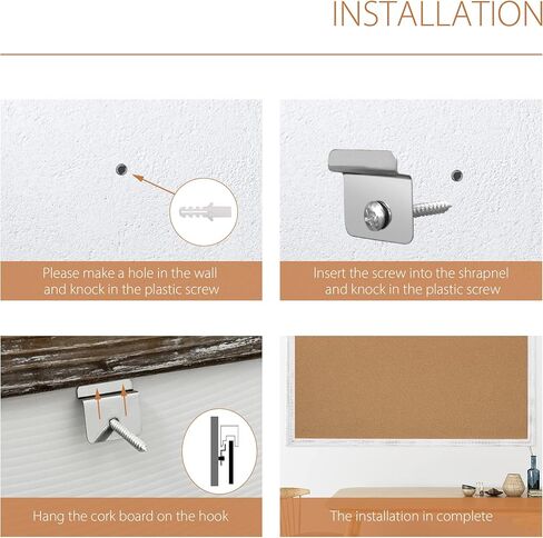 لوحة إعلانات Board2by Cork Board مقاس 36 × 48، لوحة فلين بإطار خشبي أبيض مقاس 4x3، لوحة مكتب لفلين الحائط، لوحة دبوس إشعار كبيرة مثبتة على الحائط مع 16 دبابيس دفع للمدرسة والمنزل والمكتب in Kuwait