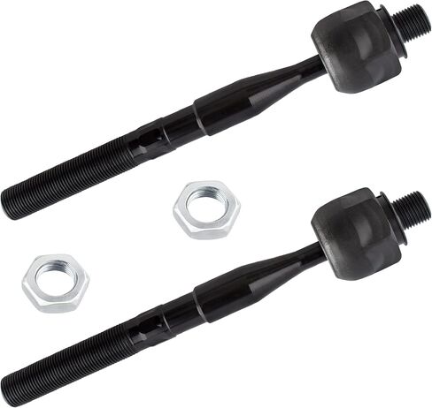 2Pcs Front Inner Tie Rods End Links LH Driver & RH Passenger Fit For Dodge Durango 2011-2015, For Jeep Grand Cherokee 2011-2015 Limited Sport Utility 4-Door Replace# EV800987 in Kuwait