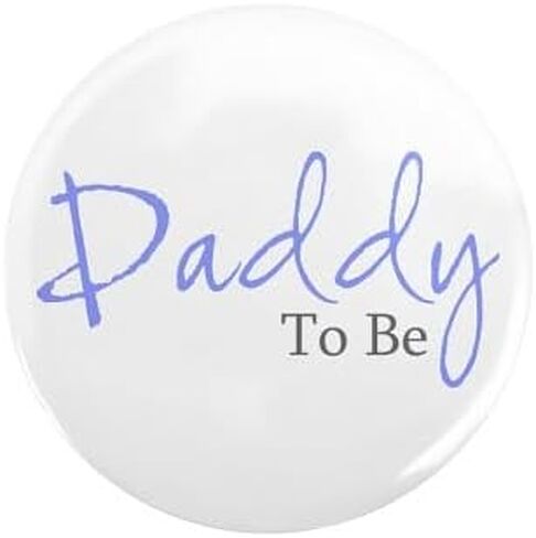 CafePress Daddy To Be (Blue Script) Button 2.25" Round Pinback Button in Saudi Arabia
