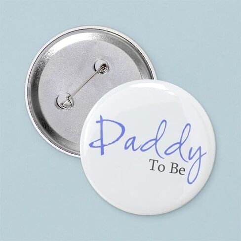 CafePress Daddy To Be (Blue Script) Button 2.25" Round Pinback Button in Saudi Arabia