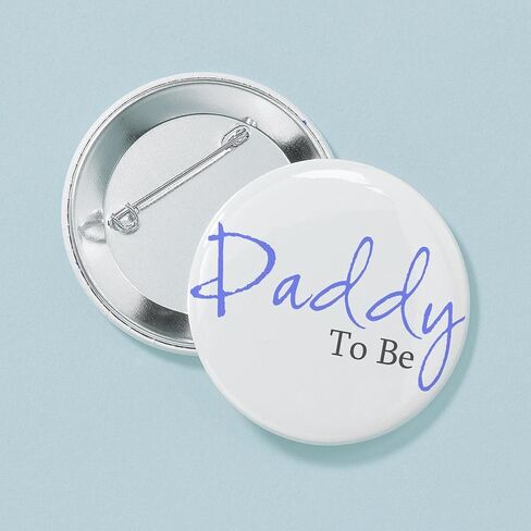 CafePress Daddy To Be (Blue Script) Button 2.25" Round Pinback Button in Saudi Arabia