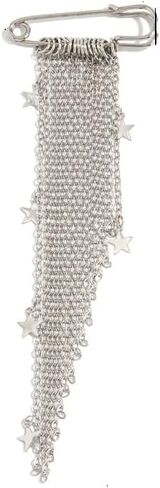 Tassel Chain Brooch,Vintage Brooches Shawl Pins Fashion Sweater Shawl Clips Collar Brooch for Women Men in Saudi Arabia
