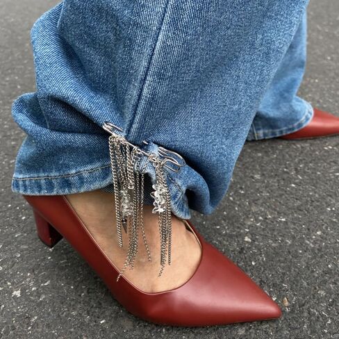 Tassel Chain Brooch,Vintage Brooches Shawl Pins Fashion Sweater Shawl Clips Collar Brooch for Women Men in Saudi Arabia