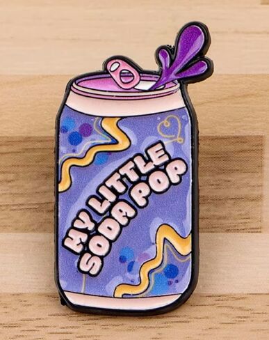 My Little Soda Pop Korean Pop Cartoon Anime Demon Hunters Movie Music Group Team Mira Rumi Zoey 1.4" Enamel Pin Badge in Saudi Arabia