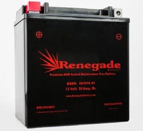 RG20CH-BS 350+ CCA؛ بطارية عربة الثلج لبولاريس (2014، 2015، 2016، 2017، 2018، 2019، 2021، 2022، 2023) 550 سلسلة إندي، 550 سويتش باك، 550 فوياجيور، 550 وايد تراك in Kuwait