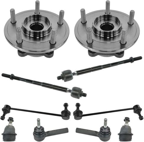 10pc Tie Rod Wheel Bearing Ball Joint & Sway Bar Kit for Dodge for Journey 3.5L 2010 & 2.4L 2009-2020 & 3.6L 2011-2019 in Kuwait