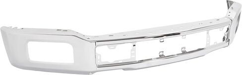 Front Bumper Face Bar Compatible with 2018-2020 Ford F-150 W/Fog Lamps Replacement For JL3Z-17757-A FO1002430 Bumper Cover Steel Chrome Silvery 3PCS in Saudi Arabia