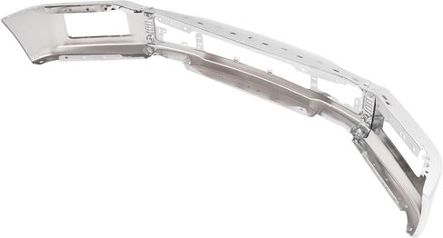 Front Bumper Face Bar Compatible with 2018-2020 Ford F-150 W/Fog Lamps Replacement For JL3Z-17757-A FO1002430 Bumper Cover Steel Chrome Silvery 3PCS in Saudi Arabia