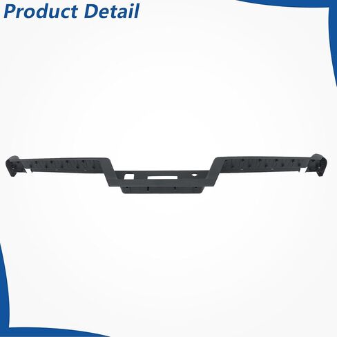 WFLNHB المصد الخلفي خطوة وسادة سوداء مزخرفة لاستبدال F-150 2021-2023 بدون ثقوب مستشعر مساعد الحديقة مع حزمة سحب المقطورة in Saudi Arabia