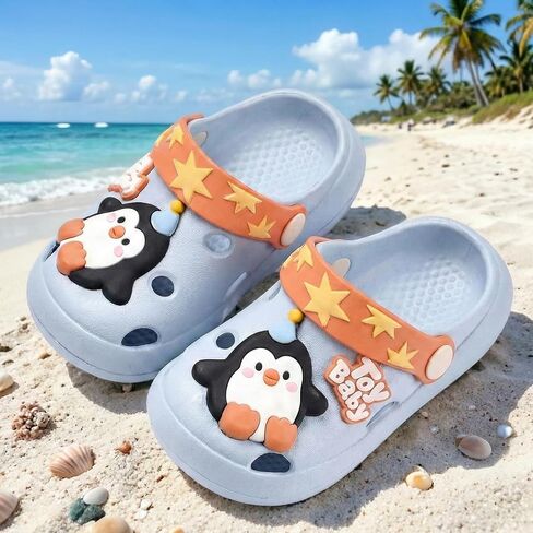 Cute Cartoon Toddler Clogs - Boys & Girls Summer Garden Sandals with Non-Slip Soft Sole, Lightweight Beach Water Shoes in Saudi Arabia