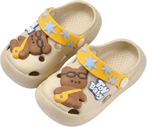 Cute Cartoon Toddler Clogs - Boys & Girls Summer Garden Sandals with Non-Slip Soft Sole, Lightweight Beach Water Shoes in Saudi Arabia