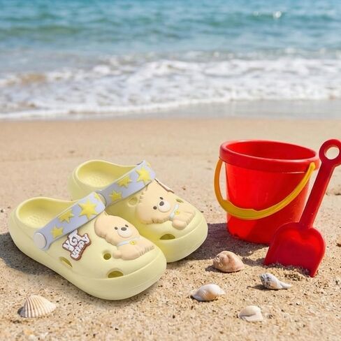 Cute Cartoon Toddler Clogs - Boys & Girls Summer Garden Sandals with Non-Slip Soft Sole, Lightweight Beach Water Shoes in Saudi Arabia