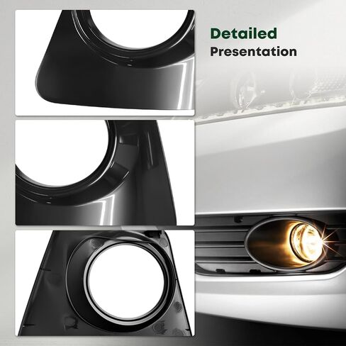 YHTAUTO الضباب الخفيف الحافة يناسب تويوتا كورولا S 2014-2016 المصد الأمامي الضباب غطاء خفيف الكسوة الجانب الأيسر للسائق in Saudi Arabia