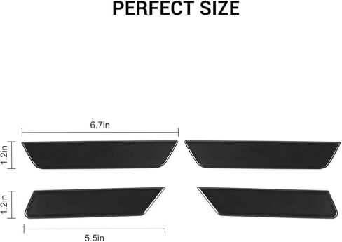 Jimen Compatible with 2010-2015 Chevrolet Camaro, 4PCS Light Eyebrow Cover Trim Bezels in Saudi Arabia