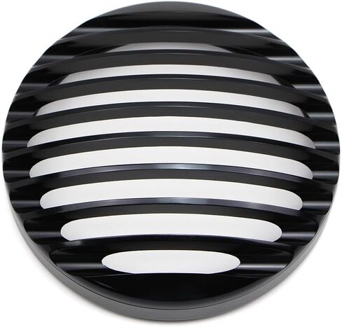 Dreamseek 5.75 inch Black Headlight Grille Cover for Harley 2004-2014 Sportster XL883 XL1200 exterior CNC Billet Aluminum Front Head Lamp Guard Grille Trim Black in Saudi Arabia