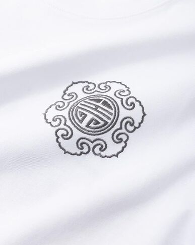 Niepce Inc Japanese Streetwear Raging Kirin Embroidery Graphic Tees for Men in Saudi Arabia
