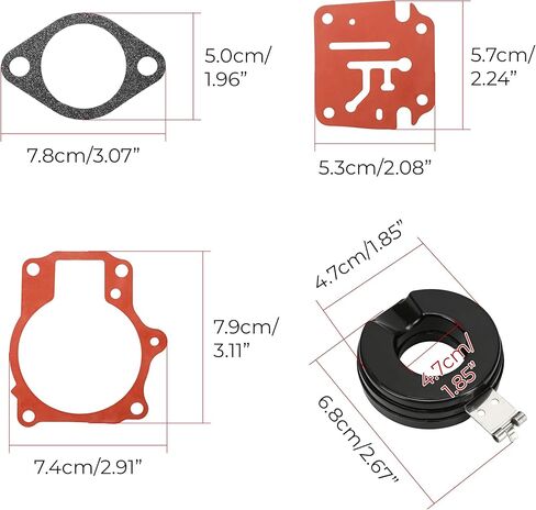 396701 مجموعة إعادة بناء المكربن ​​مع تعويم متوافق مع جونسون Evinrude 18 20 25 28 30 35 40 45 48 50 55 60 65 70 75 HP Marine Outboard Motors Carb Repair Kit يستبدل 392061 in Saudi Arabia