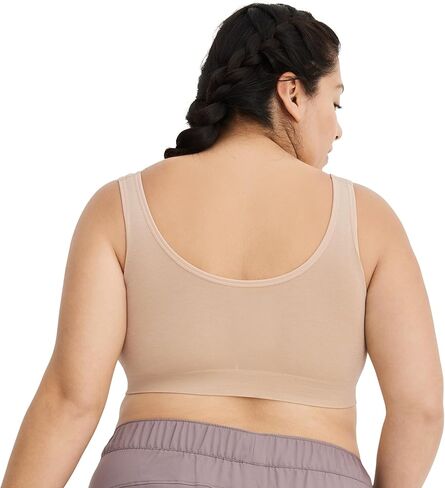 حمالة صدر نسائية من Jockey، Seamfree Back Smoothing Bralette، بيج فاتح، L in Kuwait
