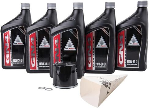 Tusk 4-Stroke Oil Change Kit Pro-Honda GN4 10W-30 Compatible with Honda Africa Twin CRF1000L 2016-2019 in Saudi Arabia