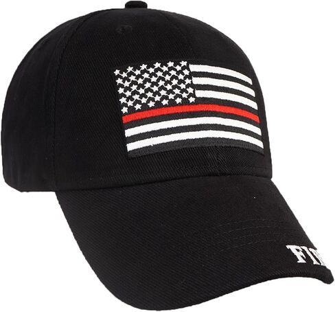 Fire Thin Red Line Dept Cap | Honor Firefighters Durable & Stylish Comfortable Baseball Cap for Men & Women | Perfect for Everyday, Ideal for Fire Department Members & Supporters 100% Cotton in Kuwait