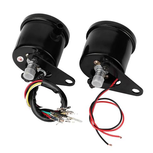 Drfeify Tachometer Speedometer RPM Gauge Black Mechanical Dual Instrument 160 X 130mm with Iron Material Fit for CG125 GN125 in Saudi Arabia