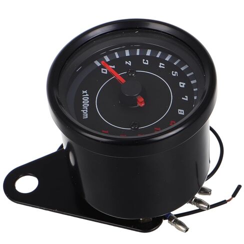 POPETPOP Universal 13000 Per Minute Motorcycle Speedometer Tachometer with Red and Blue LED Backlight, High-Precision Motorbike Gauge for Single-Cylinder Engines, Night Riding Instrument in Saudi Arabia