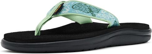 Teva Women's Voya Flip-Flop, Enchanted Forest Quiet Green, 8 in Saudi Arabia