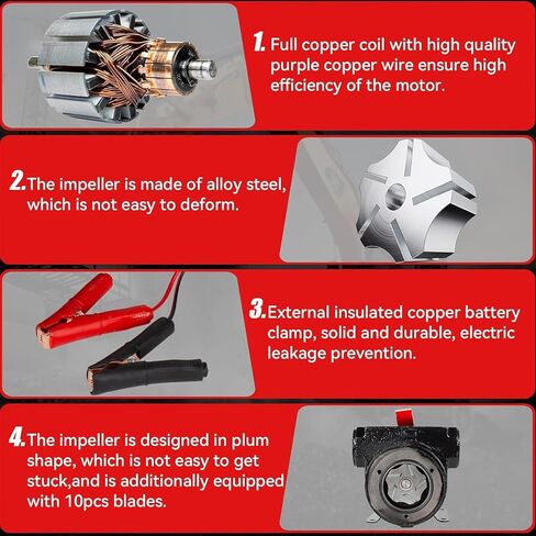 12V Diesel Transfer Pump, Self-Priming Fuel Transfer Pump with 3/4" Brass Connectors, Heavy Duty Oil Transfer Pump for Truck, Tractor, and Farm Machinery, Compatible with Diesel, Kerosene, Biodiesel in Saudi Arabia