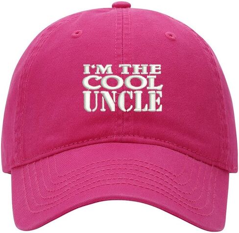 Men's Baseball Cap Cool Uncle Embroidered Washed Cotton Vintage Dad Gifts Hat in Kuwait