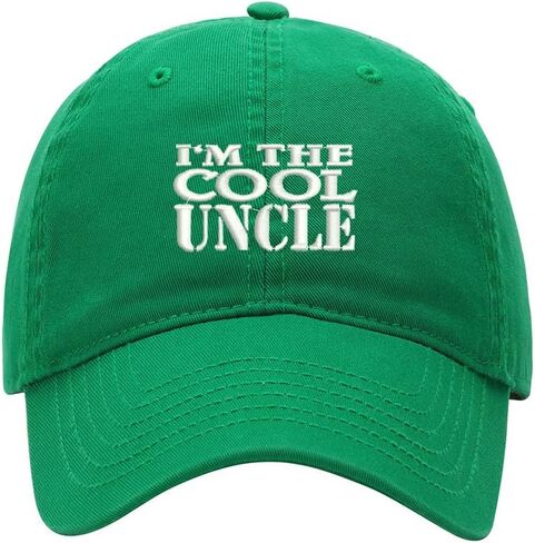 Men's Baseball Cap Cool Uncle Embroidered Washed Cotton Vintage Dad Gifts Hat in Kuwait