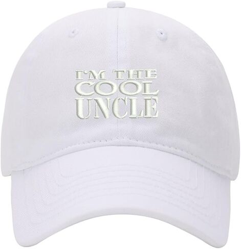Men's Baseball Cap Cool Uncle Embroidered Washed Cotton Vintage Dad Gifts Hat in Kuwait