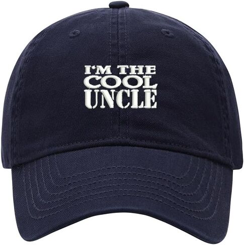 Men's Baseball Cap Cool Uncle Embroidered Washed Cotton Vintage Dad Gifts Hat in Kuwait